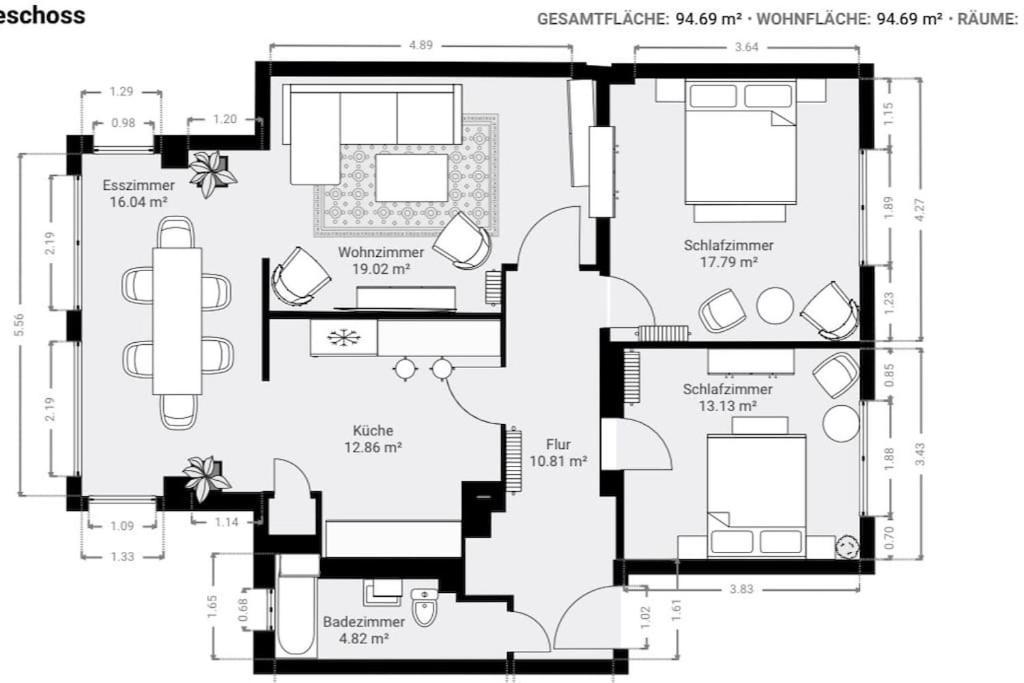 דירות וויטן Urban & Chic: 2Bdr, Parkplatz מראה חיצוני תמונה